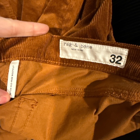 rag & bone Women’s Gold Corduroy Pants - Picture 6 of 6